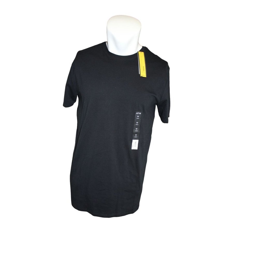 Apt 9 /T- Shirt/ (Size M)/Black /(96% Cotton & 4% Spandex)